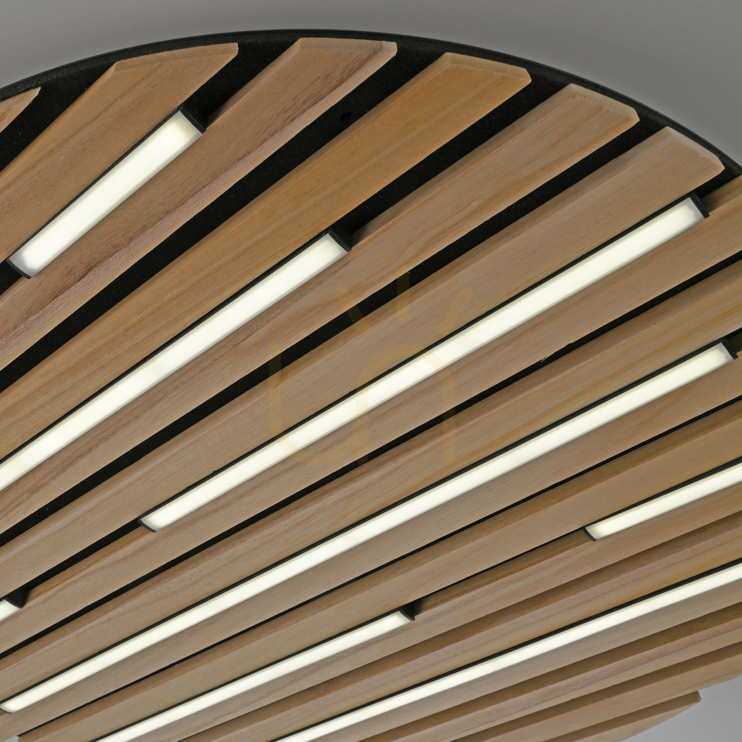 Spectacol Lampă de perete Q-AKUSTIK 6421-79 Wood 1xLED Lampă de perete Q-AKUSTIK 6421-79 Wood 1xLED