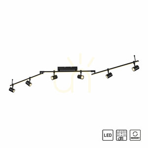 Plafond BARIK 6526-18 Negru 7xGU10 1 Plafond BARIK 6526-18 Negru 7xGU10 small 1