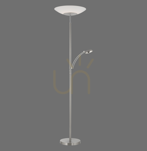 Verifica ALFRED 655-55 Argintiu 2xLED Lampă de podea