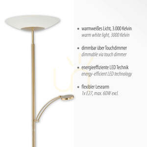ALFRED 655-60 Lampă de podea maro 2xLED 3 ALFRED 655-60 Lampă de podea maro 2xLED small 3