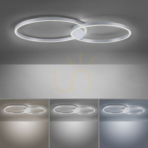 Q-KATE plafon 6589-95 Argint 2xLED small 4