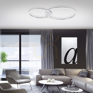 Q-KATE Plafond 6590-95 Argint 2xLED 11 Q-KATE Plafond 6590-95 Argint 2xLED small 11