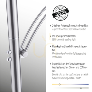 Lampă de podea ARTUR 673-55 Silver 3xLED 3 Lampă de podea ARTUR 673-55 Silver 3xLED small 3