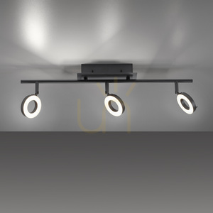 Plafon SILEDA 6785-13 Negru 3xLED small 4
