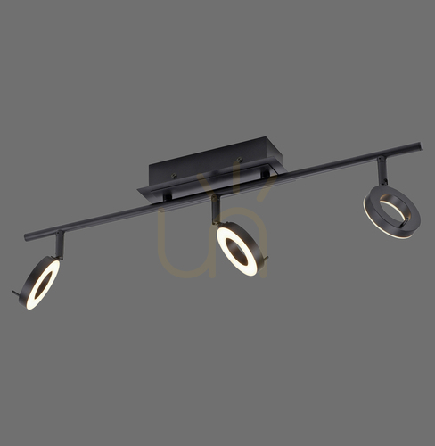 Verifica Plafon SILEDA 6785-13 Negru 3xLED