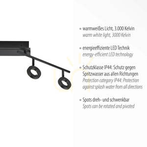 SILEDA Plafond 6786-13 Negru 4xLED 3 SILEDA Plafond 6786-13 Negru 4xLED small 3