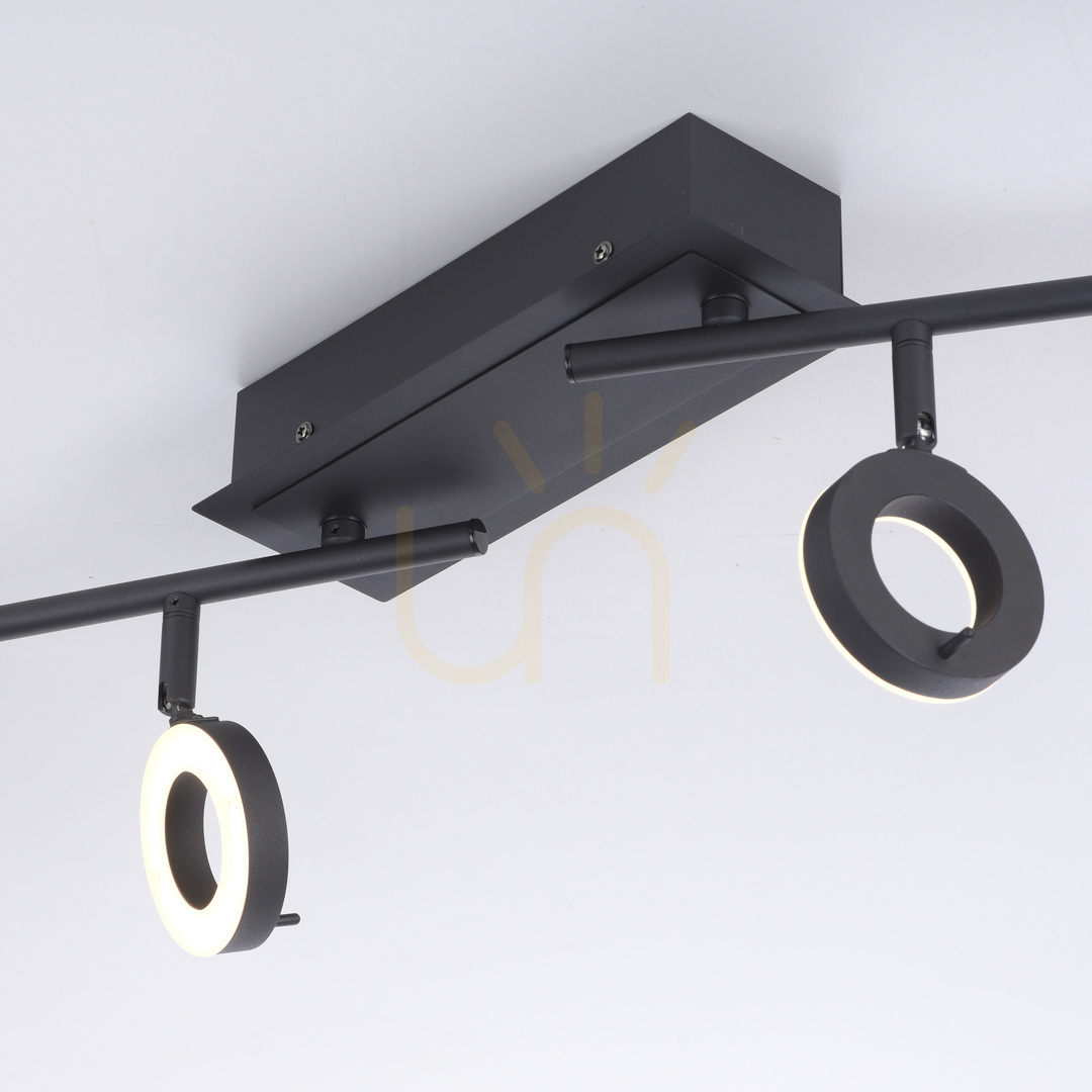 Spectacol SILEDA Plafond 6786-13 Negru 4xLED SILEDA Plafond 6786-13 Negru 4xLED