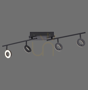 SILEDA Plafond 6786-13 Negru 4xLED 0 SILEDA Plafond 6786-13 Negru 4xLED small 0