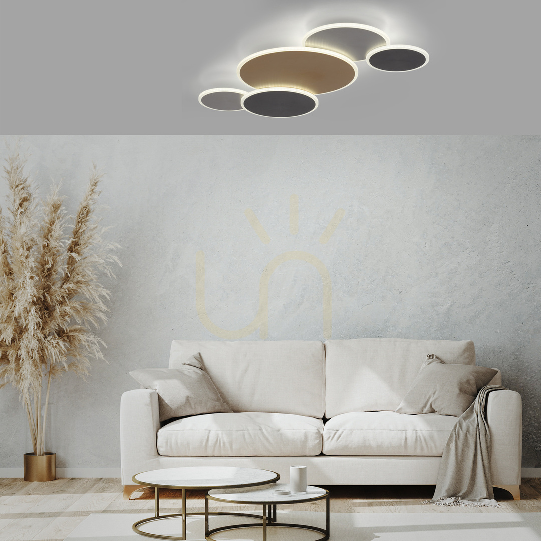 previzualizare Lampă de perete Q-PIATO 8008-70 Multicolor 5xLED Lampă de perete Q-PIATO 8008-70 Multicolor 5xLED