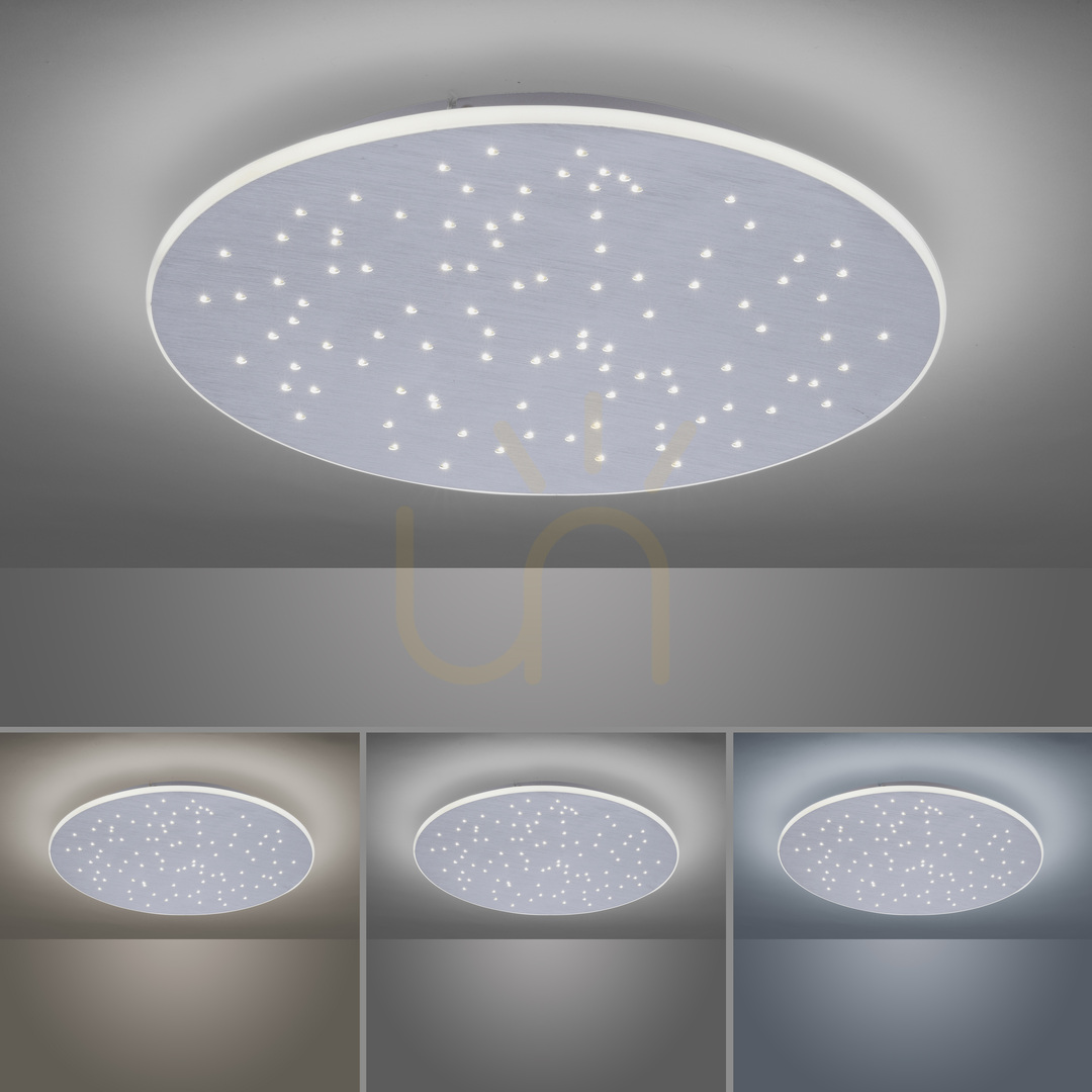 Spectacol Plafond Q-NIGHTSKY 8037-95 Argint 1xLED Plafond Q-NIGHTSKY 8037-95 Argint 1xLED