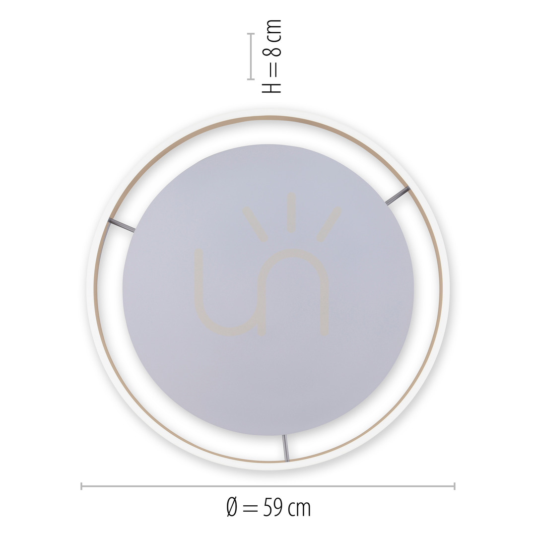 previzualizare Plafond Q-VITO 8416-60 Bronz 1xLED Plafond Q-VITO 8416-60 Bronz 1xLED