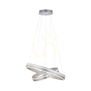 Q-VITO Lampă suspendată 8420-55 Argintiu 2xLED 6 Q-VITO Lampă suspendată 8420-55 Argintiu 2xLED small 6