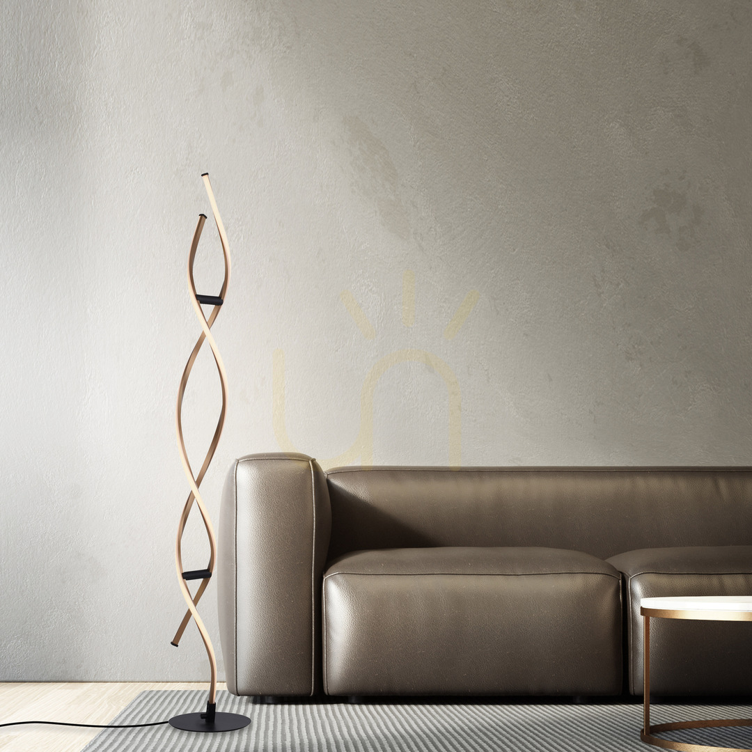 previzualizare Lampă de podea POLINA 9140-18 Gold 1xLED Lampă de podea POLINA 9140-18 Gold 1xLED