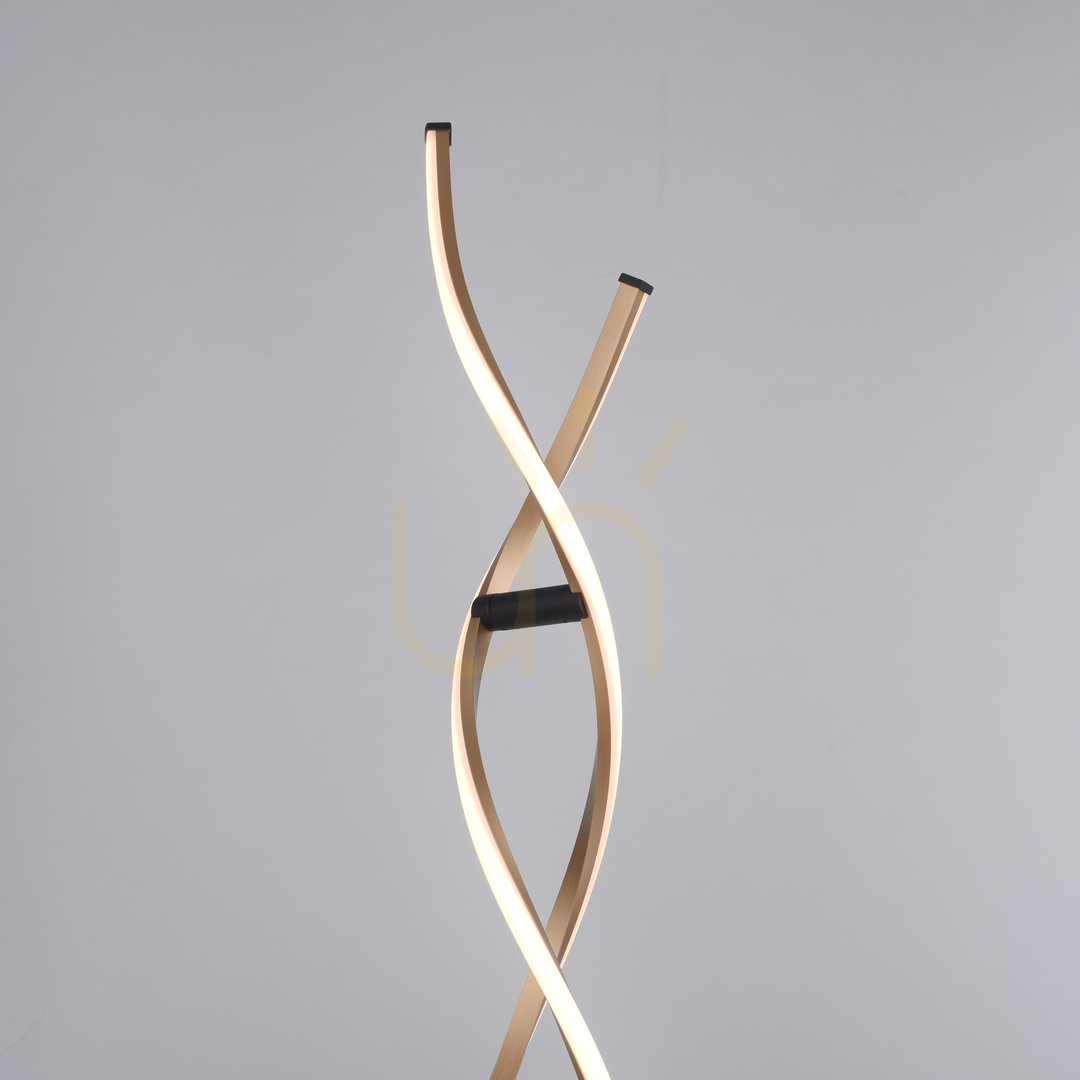 Spectacol Lampă de podea POLINA 9140-18 Gold 1xLED Lampă de podea POLINA 9140-18 Gold 1xLED