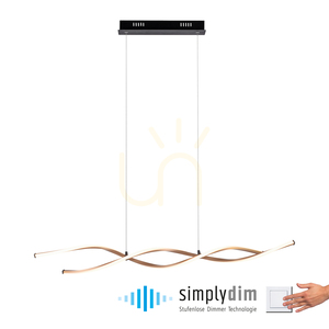 POLINA Lampă suspendată 9142-18 negru 2xLED 1 POLINA Lampă suspendată 9142-18 negru 2xLED small 1
