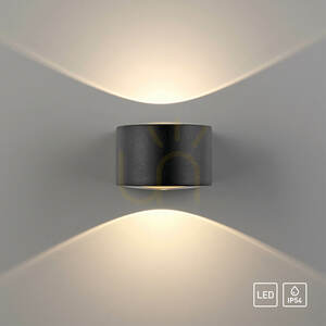 Lampă de perete CARLA 9460-13 Antracit 2xLED small 11
