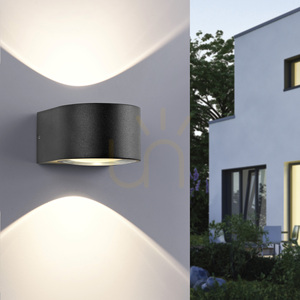 Lampă de perete CARLA 9460-13 Antracit 2xLED small 2