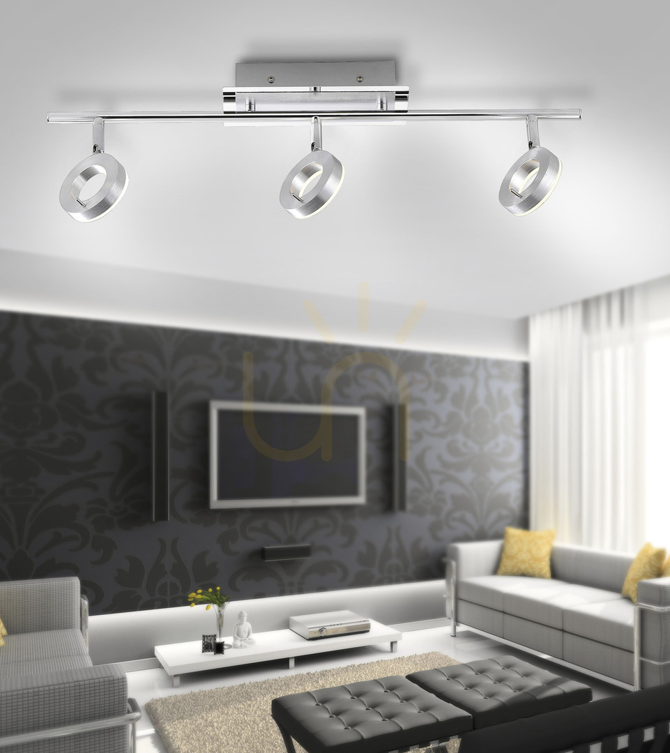 previzualizare Plafon SILEDA 6785-96 Argint 3xLED Plafon SILEDA 6785-96 Argint 3xLED