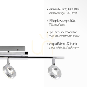 Plafon SILEDA 6785-96 Argint 3xLED 3 Plafon SILEDA 6785-96 Argint 3xLED small 3