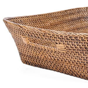Coș de răchită BAZAR BIZAR Hannah maro natural M Baskets small 11