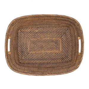 Coș de răchită BAZAR BIZAR Hannah maro natural M Baskets small 2