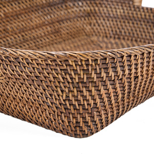 Coș de răchită BAZAR BIZAR Hannah maro natural M Baskets small 3