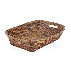 Coș de răchită BAZAR BIZAR Hannah maro natural M Baskets small 4