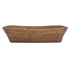 Coș de răchită BAZAR BIZAR Hannah maro natural M Baskets small 7