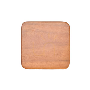Suport pahar BAZAR BIZAR din lemn mahon neted 10x10 cm small 3