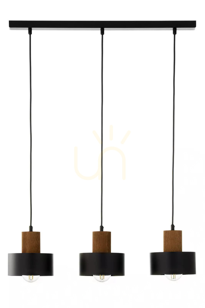 Verifica Lampă suspendată Sigma RIF WOOD 3 negru lemn 3xE27 SKU 41862 Lampă suspendată Sigma RIF WOOD 3 negru lemn 3xE27 SKU 41862