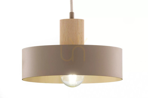 Verifica Lampă suspendată Sigma RIF WOOD 1 M bej cald lemn natural 41869