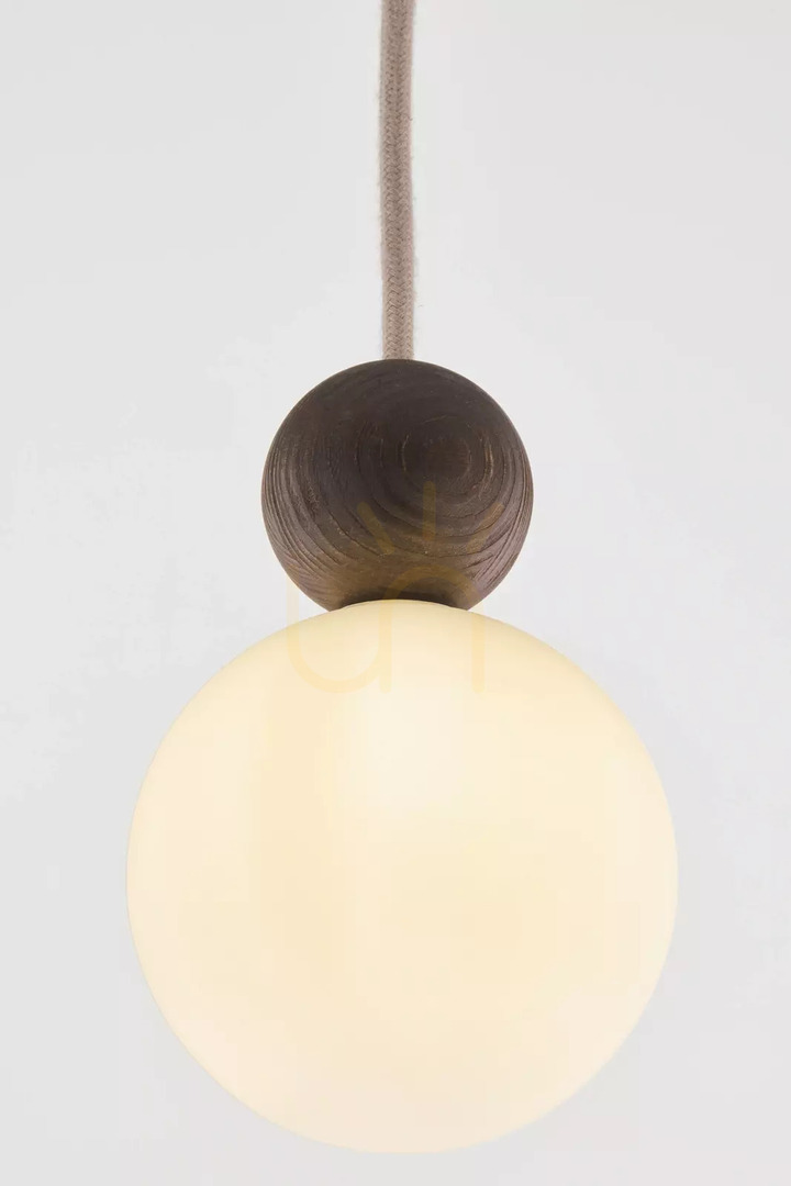Spectacol Lampă suspendată Sigma RONA lemn maro 15 cm SKU 41675 Lampă suspendată Sigma RONA lemn maro 15 cm SKU 41675