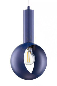 Lampă suspendată Sigma VITRUM albastru marin E27 17 cm SKU 41635 4 Lampă suspendată Sigma VITRUM albastru marin E27 17 cm SKU 41635 small 4