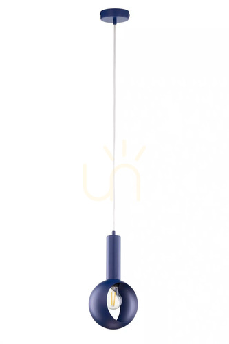 Verifica Lampă suspendată Sigma VITRUM albastru marin E27 17 cm SKU 41635