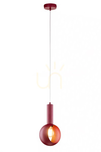 Lampă suspendată Sigma VITRUM maro E27 17 cm 41636 small 2