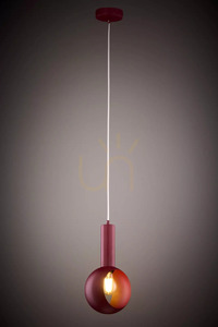 Lampă suspendată Sigma VITRUM maro E27 17 cm 41636 small 3