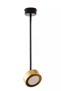 Lampă pendantivă Sigma BAR 1 negru aur 47 cm GX53 SKU 41641 small 0