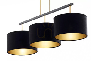 Lampă pendul Sigma MARII 3 negru/auriu E27 25 cm 41836 small 4