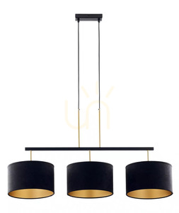 Lampă pendul Sigma MARII 3 negru/auriu E27 25 cm 41836 small 0