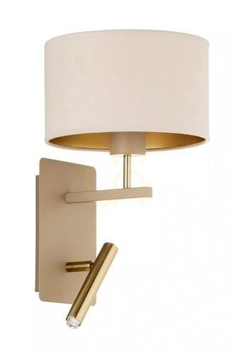 Verifica Lampă de perete Sigma MARII bej aurie E27 2 becuri 41840
