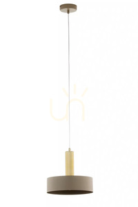 Lampă suspendată Sigma Vitrum Gold bej cald 26 cm E27 SKU 41717 small 2