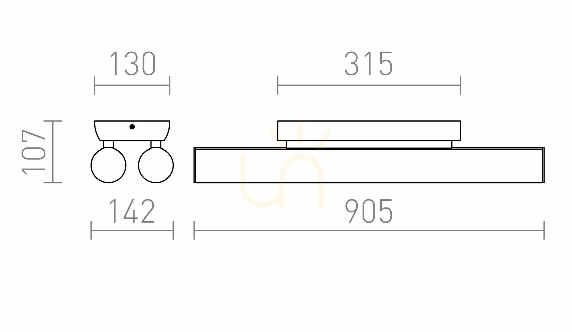Verifica Plafond Rendl Rivier Stropní čiré Sklo/Chrom 230 V G5 2x21 W. Plafond Rendl Rivier Stropní čiré Sklo/Chrom 230 V G5 2x21 W.