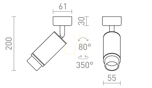 Verifica Spot Rendl Optimus 2 Stropní Bílá 230 V Led Gu10 9 W 25 65°