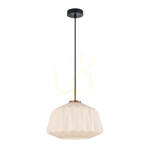 Verifica Pendul Italux Antita negru sticlă E27 30 cm PND-3644-1-BRO-W