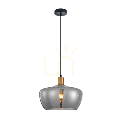 Verifica Pendul Italux Parola auriu sticlă smoky E27 PND-3636-1-BRO-SG