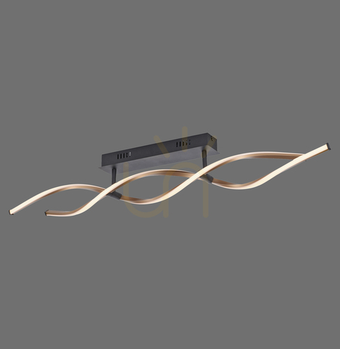 Verifica POLINA Plafond 9143-18 negru 2xLED