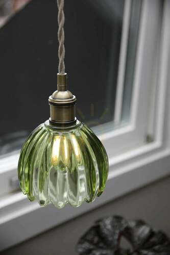 Verifica Pendul Markslojd Gota sticlă verde 1xE14 40W 109138