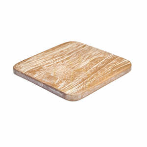 Suport pahar BAZAR BIZAR The Material Coaster Mediu Rustic Alb Spălat small 1