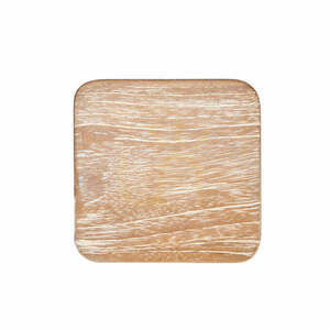 Suport pahar BAZAR BIZAR The Material Coaster Mediu Rustic Alb Spălat small 0