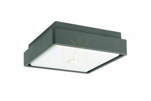 Plafonieră LED de exterior SU-MA BENI BN-KW200 PIR 18 W gri grafit IP65 small 0